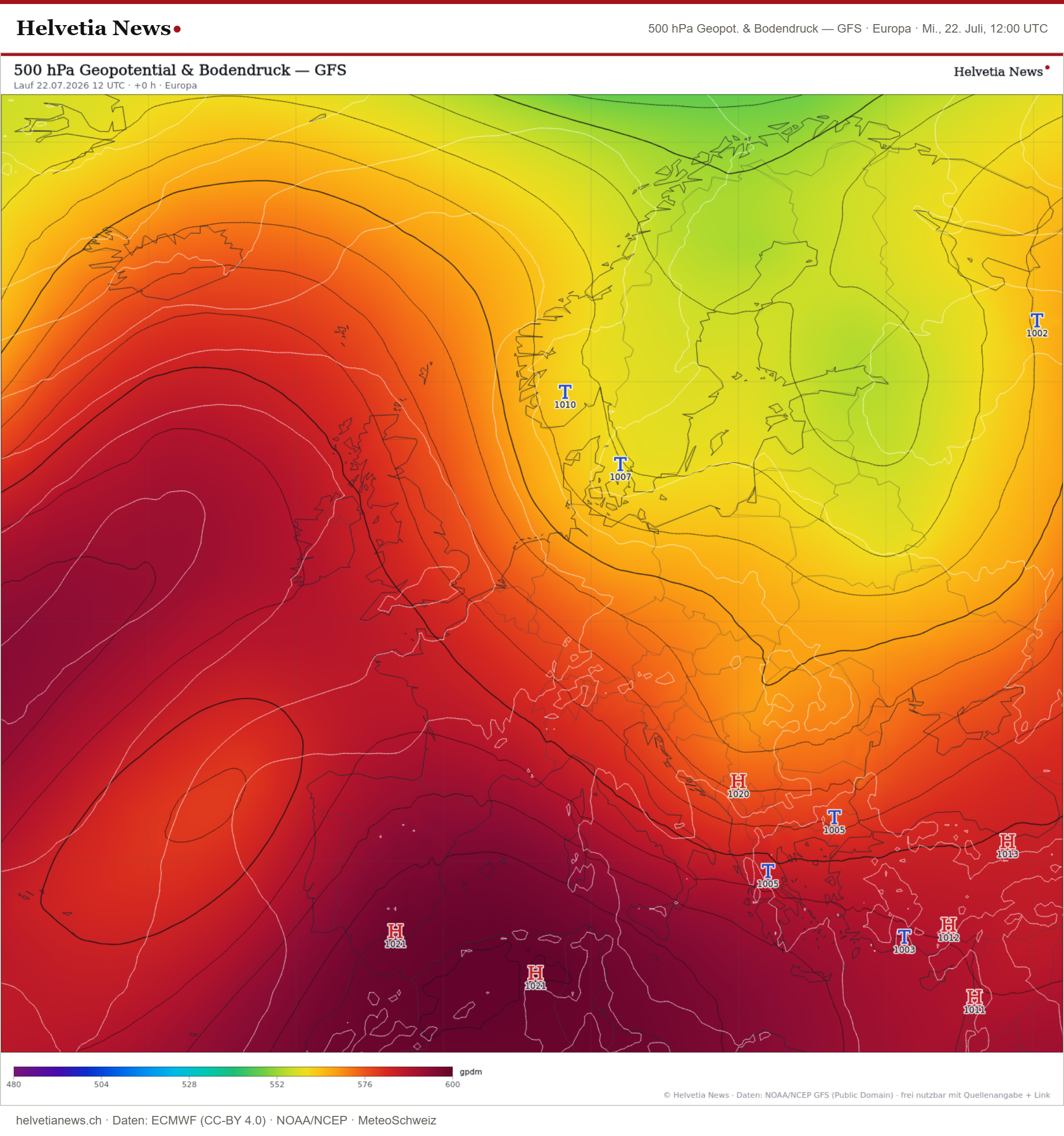 helvetianews synoptik gfs europa gp500